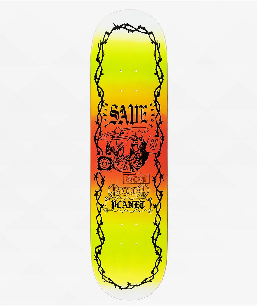 Element Planet Save 8.25" Skateboard Deck