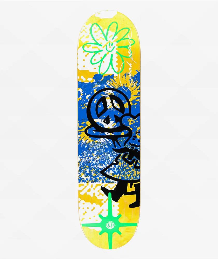 Element Psych-Delic Speak Peace 8.38" Skateboard Deck