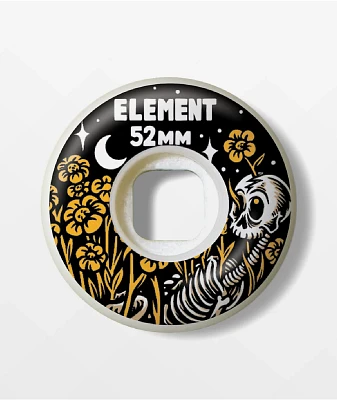 Element Timber 52mm White Skateboard Wheels