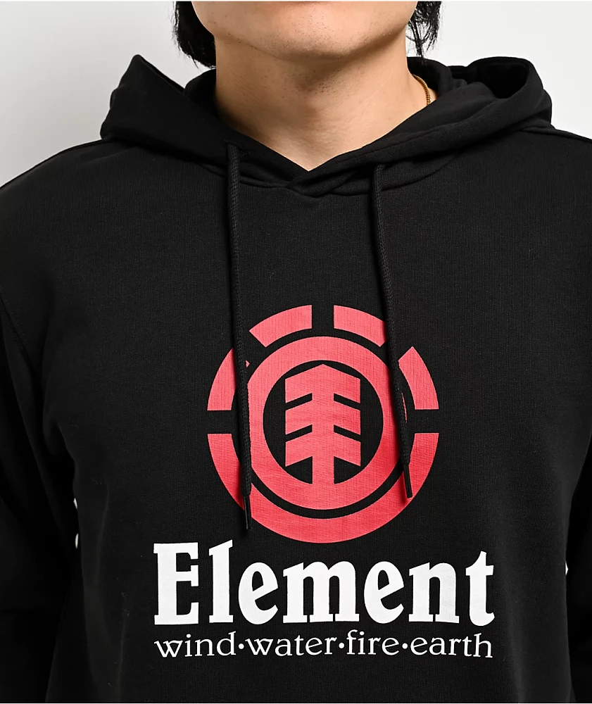 Element Vertical Black Hoodie