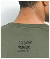 Element x Peanuts Adventure Green T-Shirt