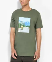 Element x Peanuts Adventure Green T-Shirt