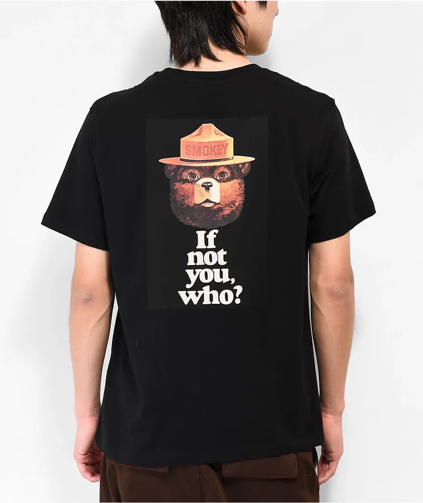 Element x Smokey Bear If Not You Black T-Shirt