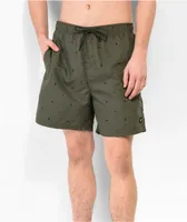 Element x Smokey Bear In The Woods Green Board Shorts