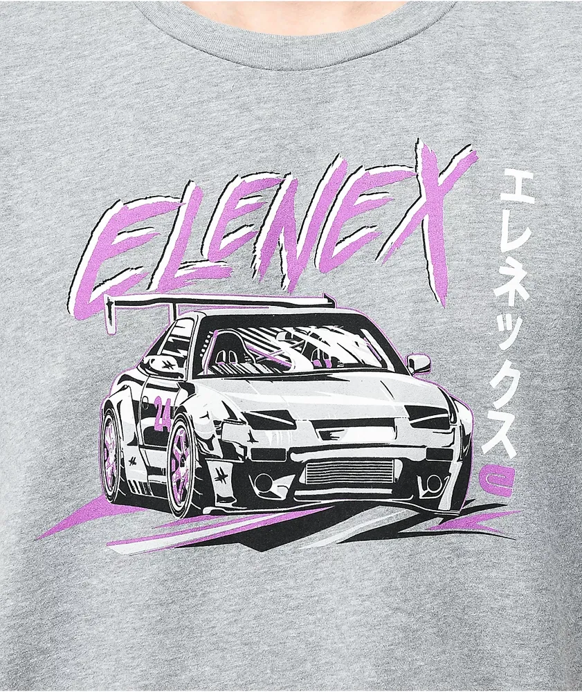 Elenex Passion Car Grey T-Shirt