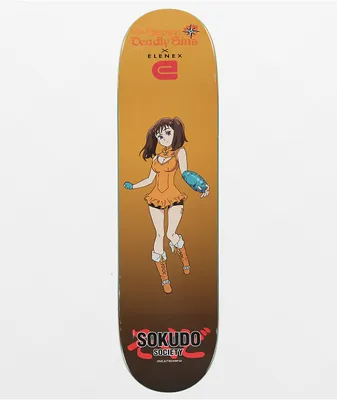 Elenex x 7 Deadly Sins x Sokudo Society Diane 8.25" Skateboard Deck