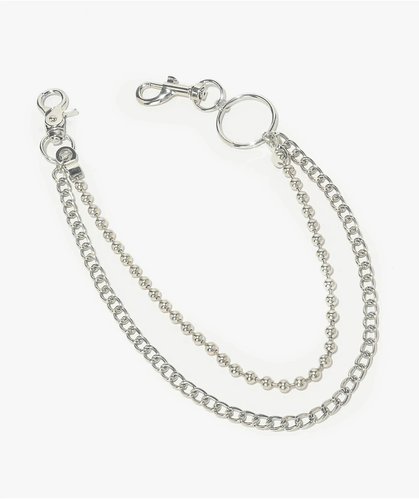 Ella Shea Ball Silver Pocket Chain