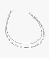 Ella Shea Layer Silver Pocket Chain