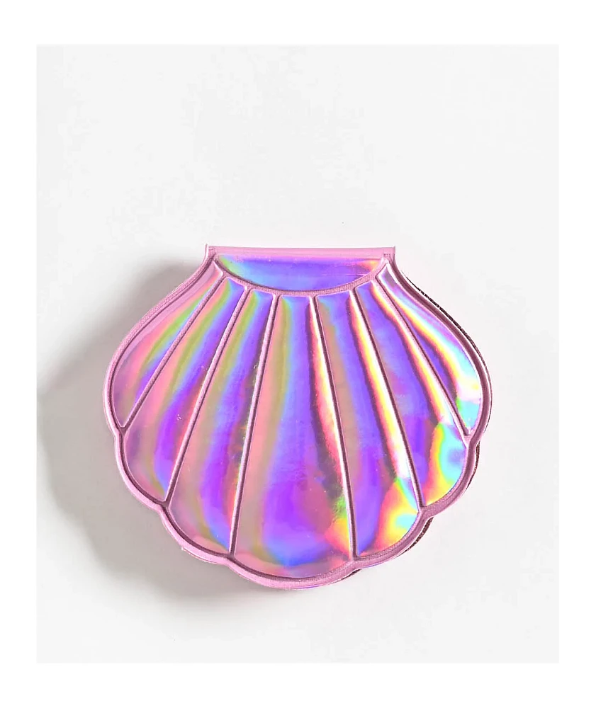 Ella Shea Seashell Pink Handheld Mirror