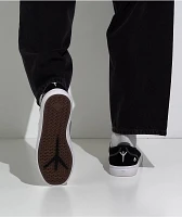 Emerica Baekkel Wino G6 Black & White Slip-On Skate Shoes