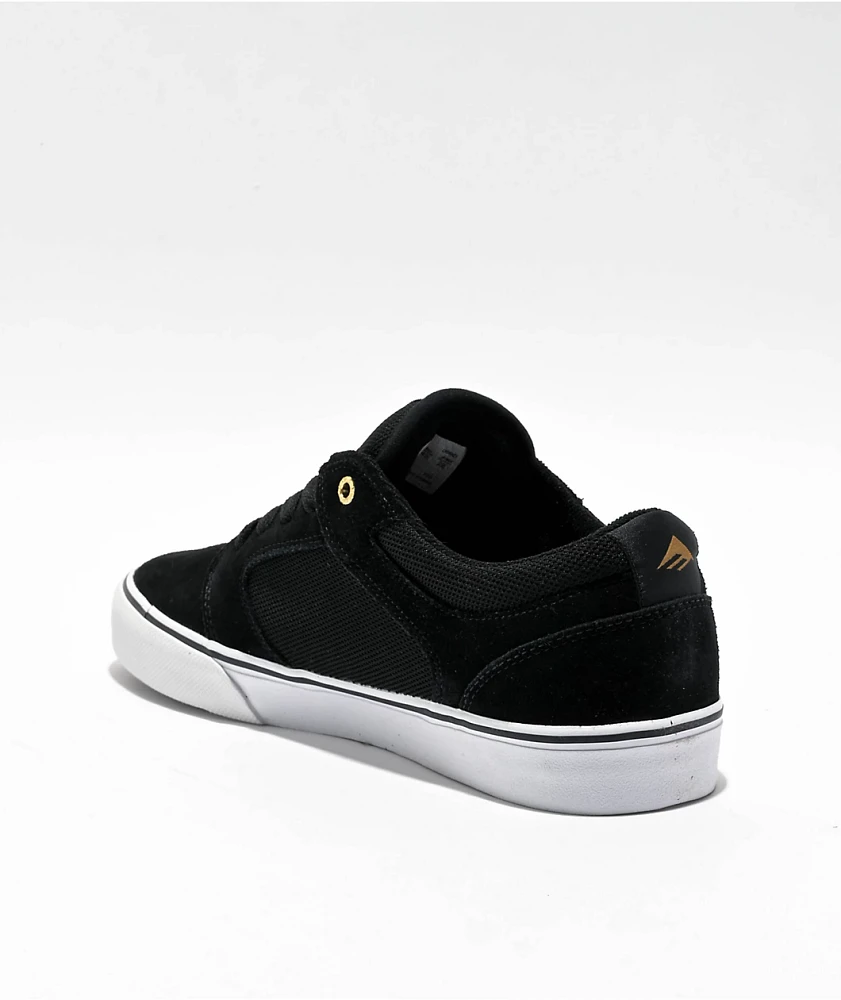 Emerica Cadence Black & White Skate Shoes