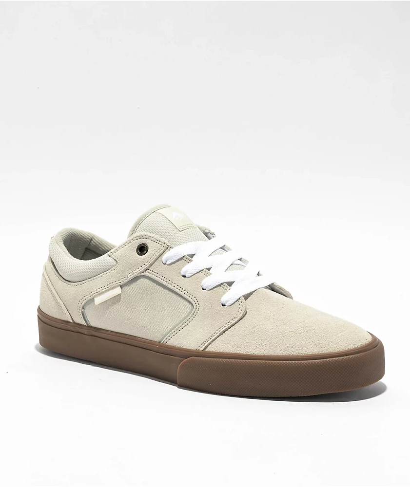 Emerica Cadence White & Gum Skate Shoes