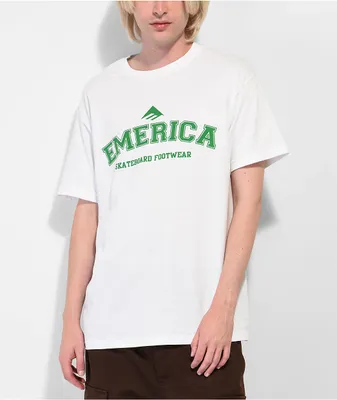 Emerica Collegiate White T-Shirt