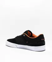 Emerica Low Vulc Black, White & Orange Skate Shoes