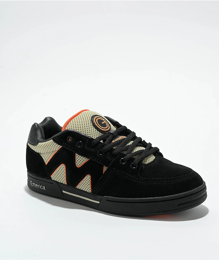 Emerica OG-1 Black & Orange Skate Shoes