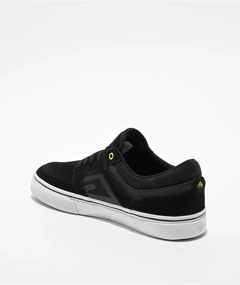 Emerica The Hoban Black & White Skate Shoes