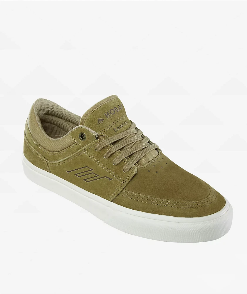 Emerica The Hoban Green & White Skate Shoes