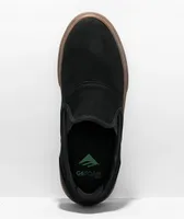 Emerica Wino G6 Gum & Black Slip-On Skate Shoes