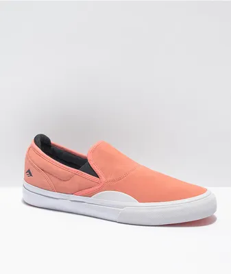 Emerica Wino G6 Pink Slip-On Skate Shoes