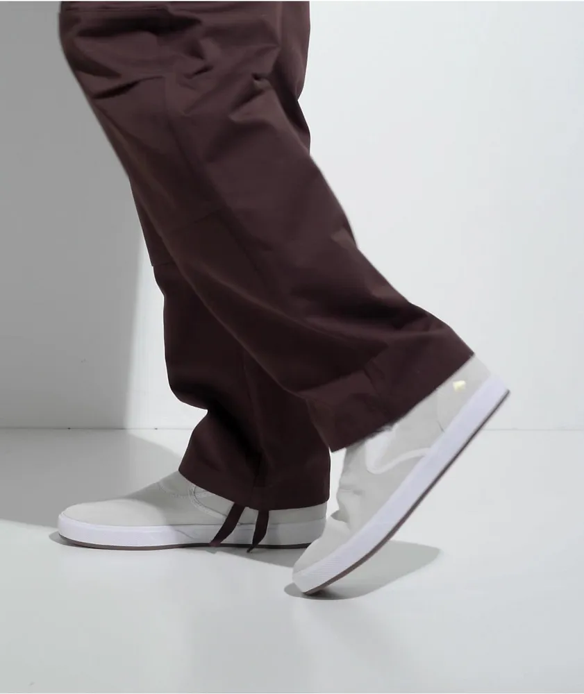 Emerica Wino G6 White Slip-On Skate Shoes