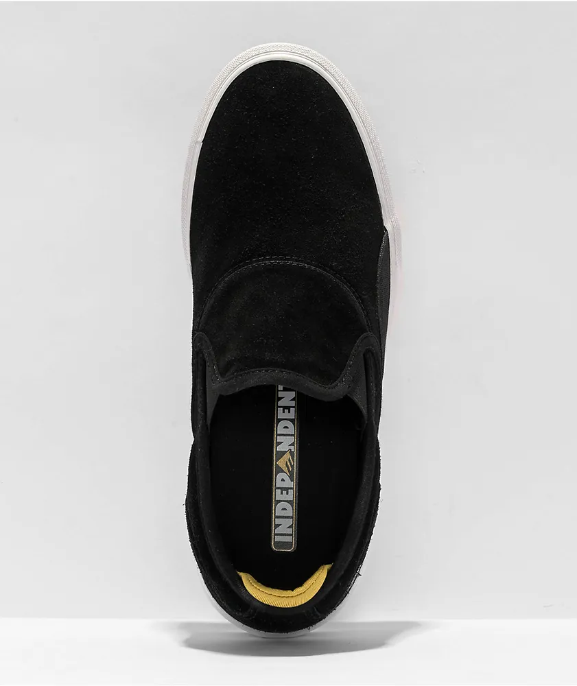 Emerica x Independent Wino G6 Black Slip On Skate Shoes