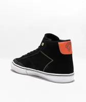 Emerica x OJ Wheels Omen Black & Orange High Top Skate Shoes