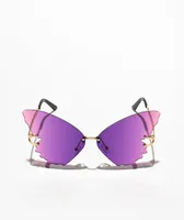 Emmy Butterfly Purple Sunglasses