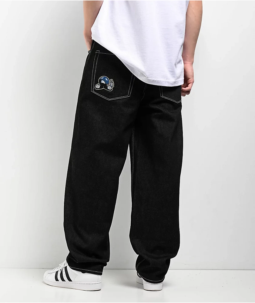 Empyre 8Ball Black Loose Fit Skate Jeans