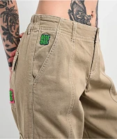 Empyre Alani Low Rise Chinchilla Relaxed Cargo Pants