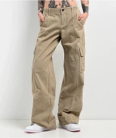 Empyre Alani Low Rise Chinchilla Relaxed Cargo Pants