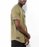 Empyre All Gas Olive Baseball Jersey