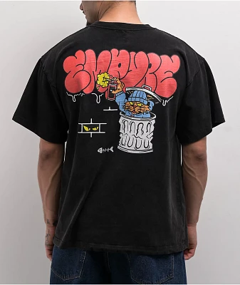 Empyre Alley Cat Black Wash T-Shirt