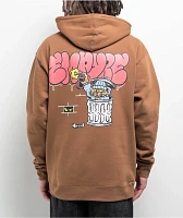 Empyre Alley Cat Brown Hoodie