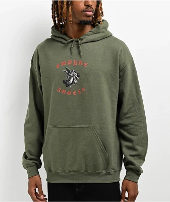 Empyre Angels Military Green Hoodie