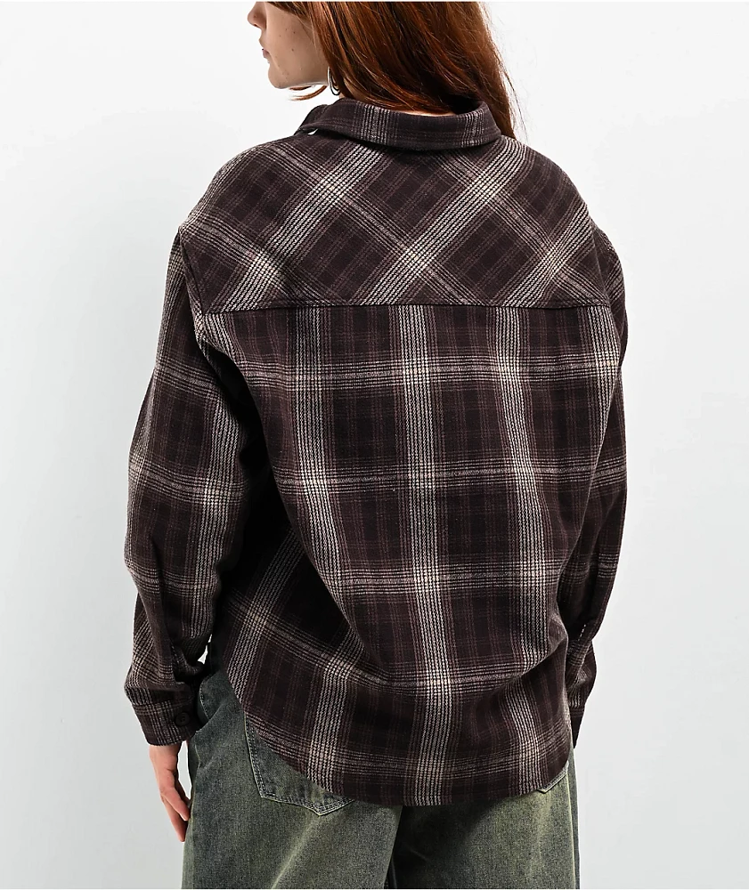 Empyre Arkin Tan & Brown Flannel Shirt