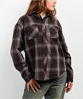 Empyre Arkin Tan & Brown Flannel Shirt