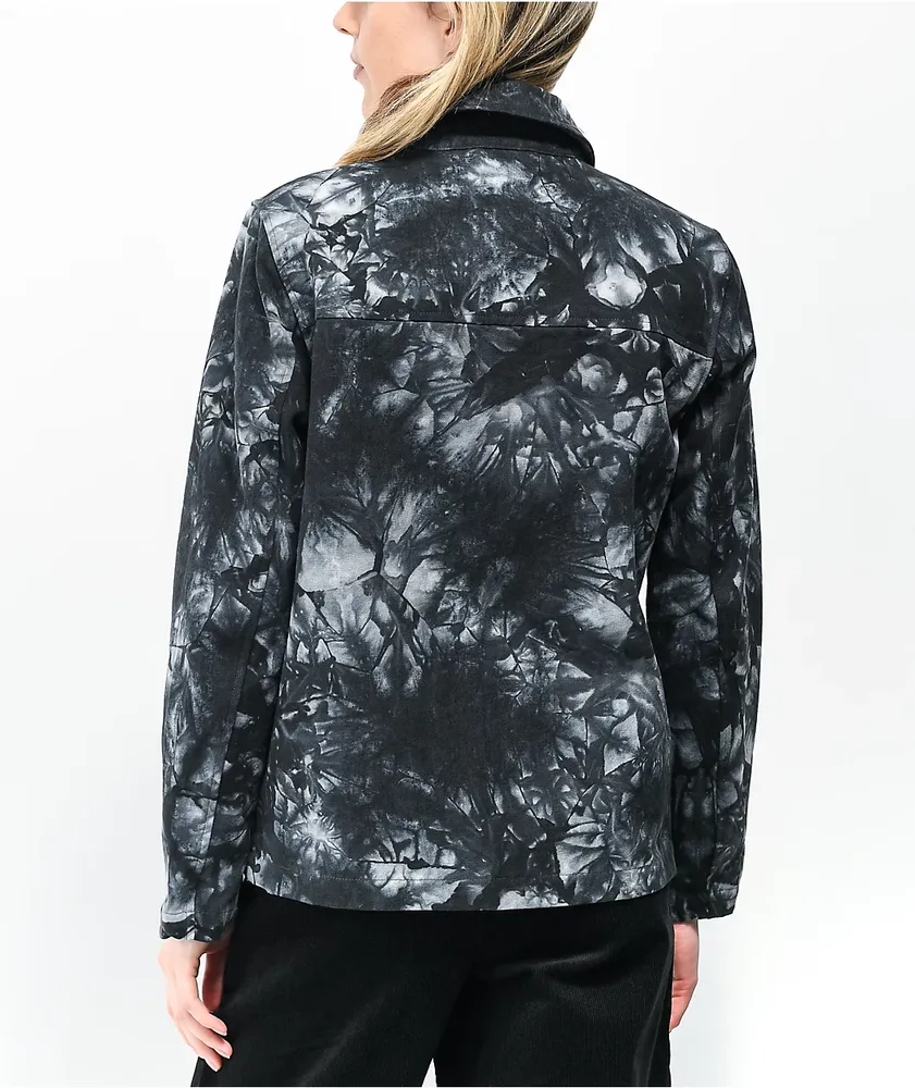 Empyre Auden Black Tie Dye Canvas Jacket