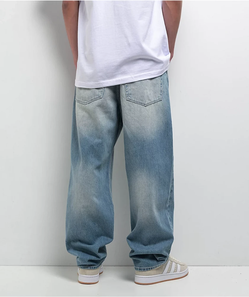 Empyre Axle Loose Fit Medium Blue Denim Skate Jeans