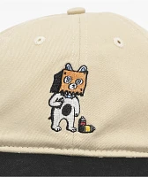 Empyre Bad Dog Beige & Black Strapback Hat