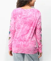 Empyre Bambino Pink Tie Dye Long Sleeve T-Shirt