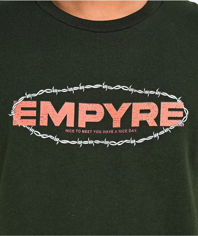 Empyre Red Graffiti Logo Black Long Sleeve T-Shirt