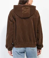 Empyre Baylor Brown Corduroy Hooded Jacket