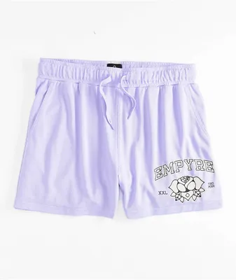 Empyre Bet Lavender Mesh Shorts