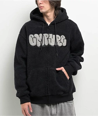 Empyre Black Sherpa Zip Hoodie