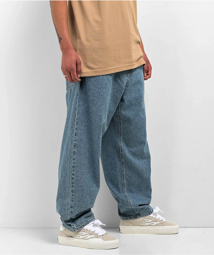 Empyre Blake Blue Wash Ultra Loose Skate Jeans