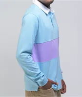 Empyre Blocked Blue & Lavender Rugby Shirt