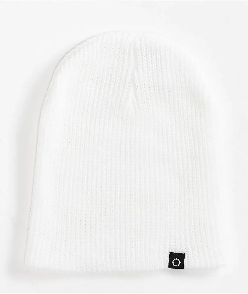 Empyre Bonus Slouch White Beanie 