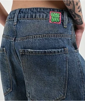 Empyre Boxcar Extent Wide Leg Blue Denim Jeans