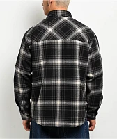 Empyre Browser Black & Grey Plaid Flannel Shirt