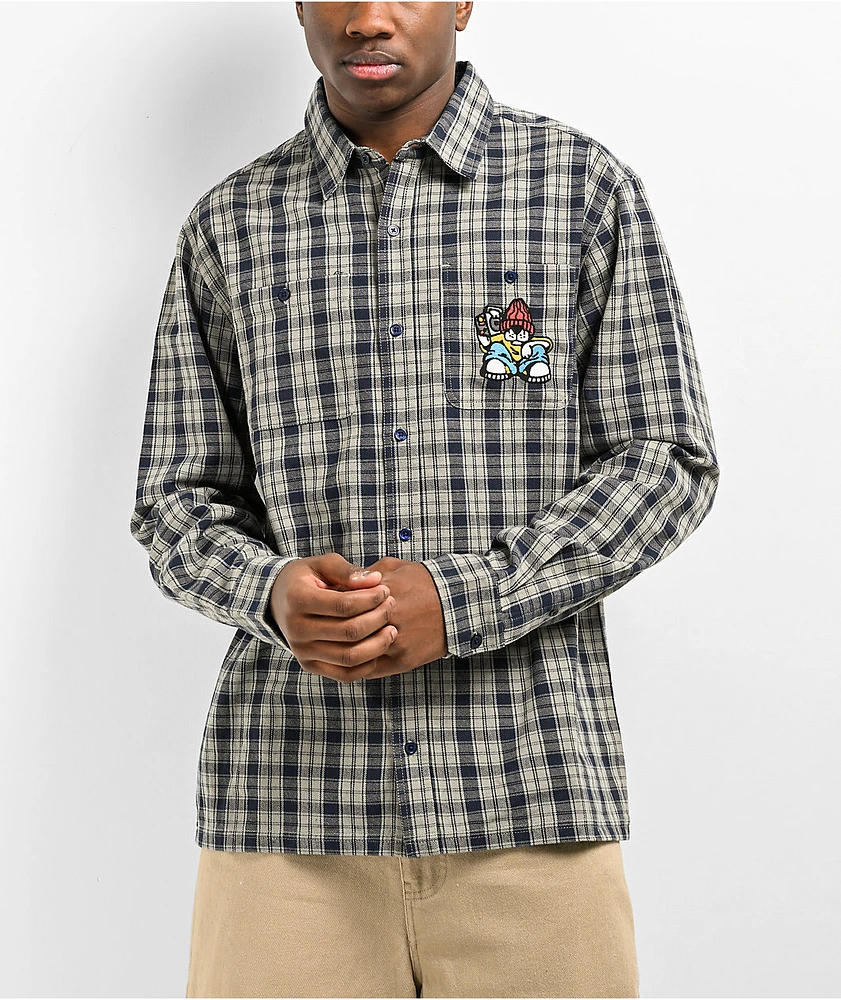 Empyre Browser Tan Flannel Shirt